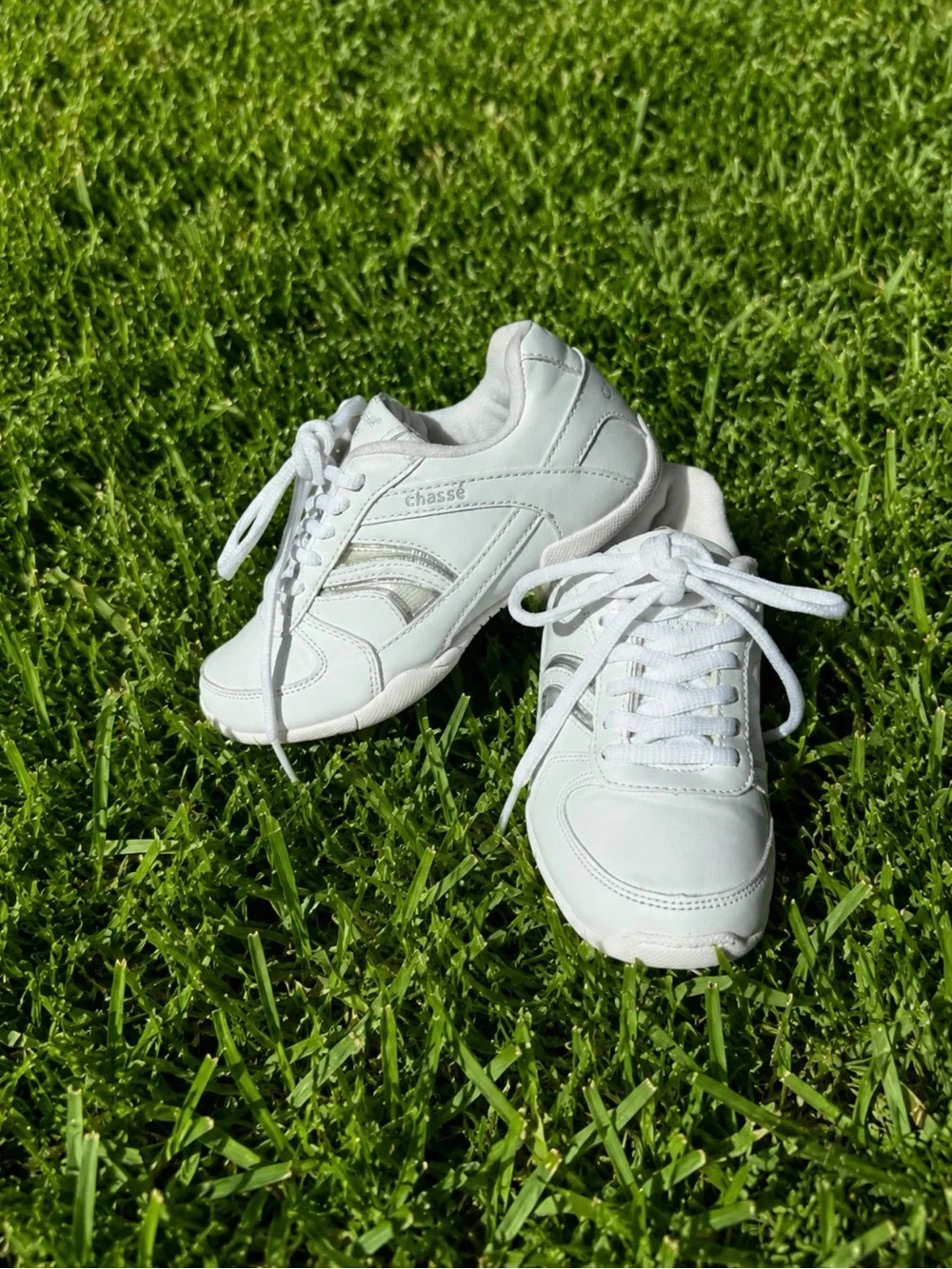 Chasse White Cheer Shoes Size 13